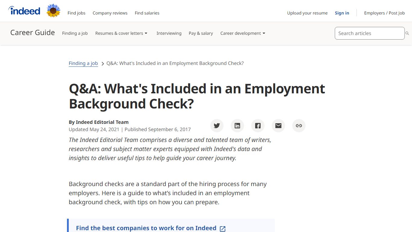 Q&A: What's Included in an Employment Background Check?